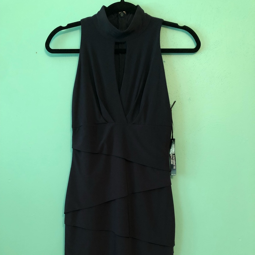 NWT Black House White Market evening halter dress